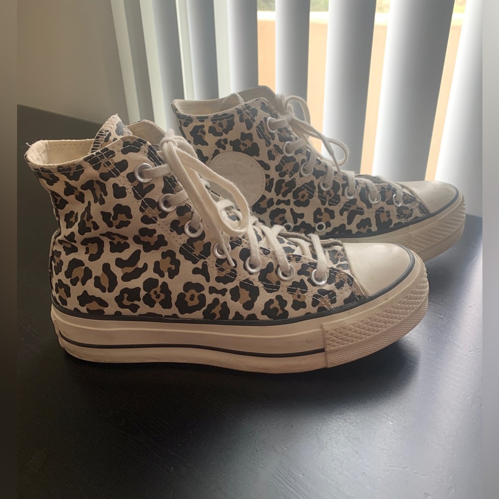 Cheetah platform high top converses